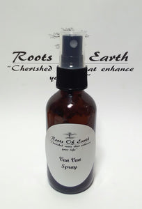 Van Van Body Spray or Room Luck Reversal From Bad To Good By Roots Of Earth