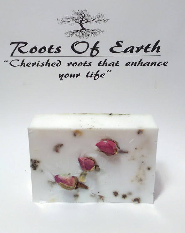 Heal My Heart Soap Shea Butter Base Roots Herbs Conjured WIth Love 4 Oz Bar