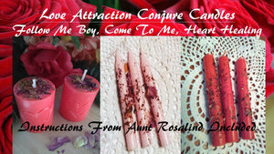 Love Conjure Candle Set 3 Sets For Your Conjure and Love Magic