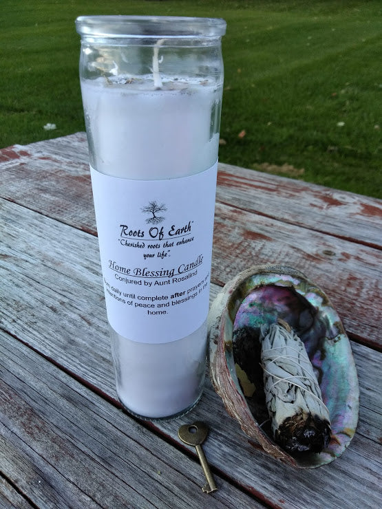 Home Blessing Candle 5- 7 Day Vigil Candle By Roots Of Earth