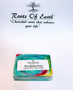 TWO KINGS LGBTQ PRIDE SAME SEX UNION SOAP CREATED IN NEW MOON AND FULL MOON 4oz